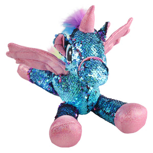 Athoinsu Flip Sequin Unicorn Stuffed Animal Sparkle Plush Toys - Glow Guards