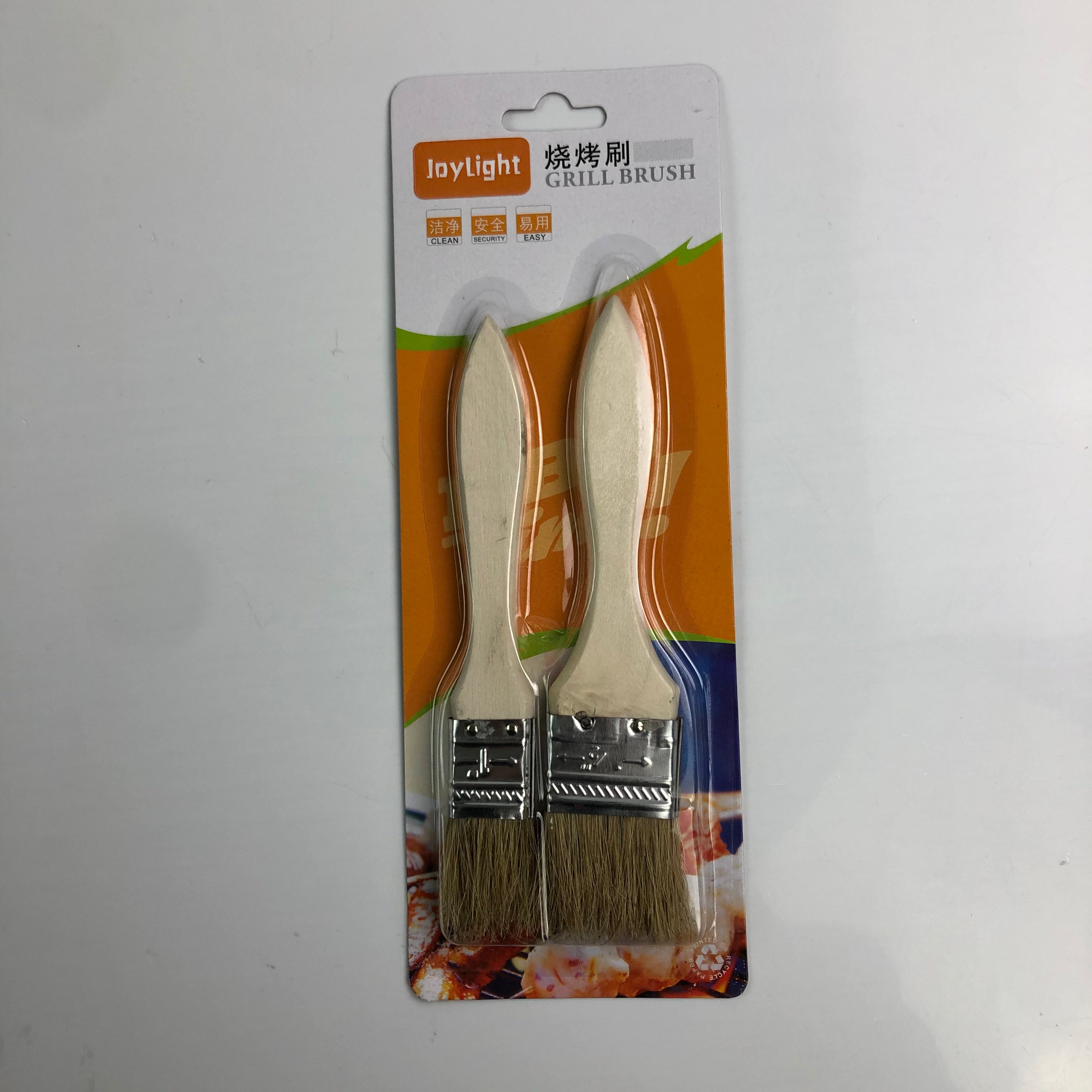 JoyLight BBQ Wooden Grill Brush - Glow Guards