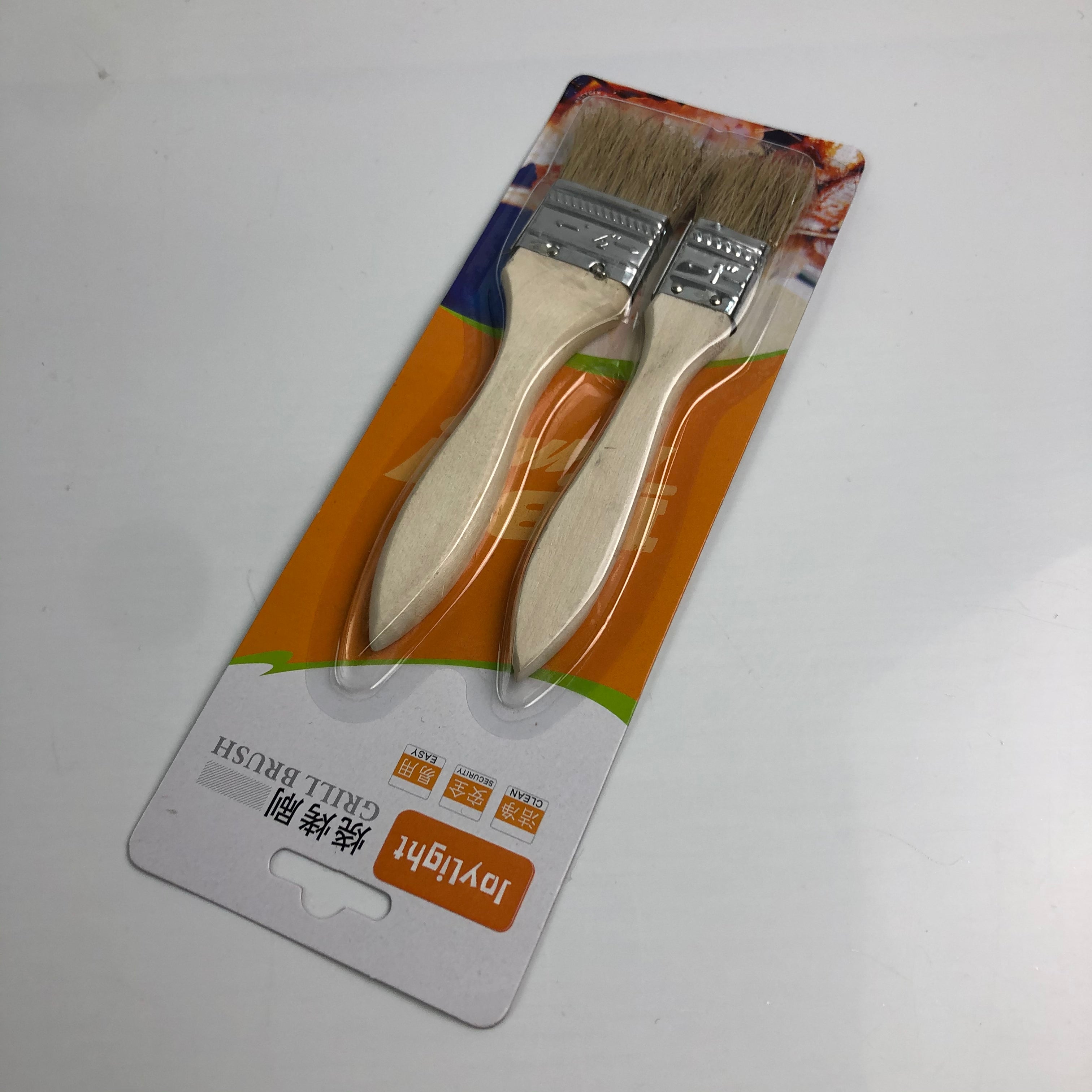 JoyLight BBQ Wooden Grill Brush - Glow Guards