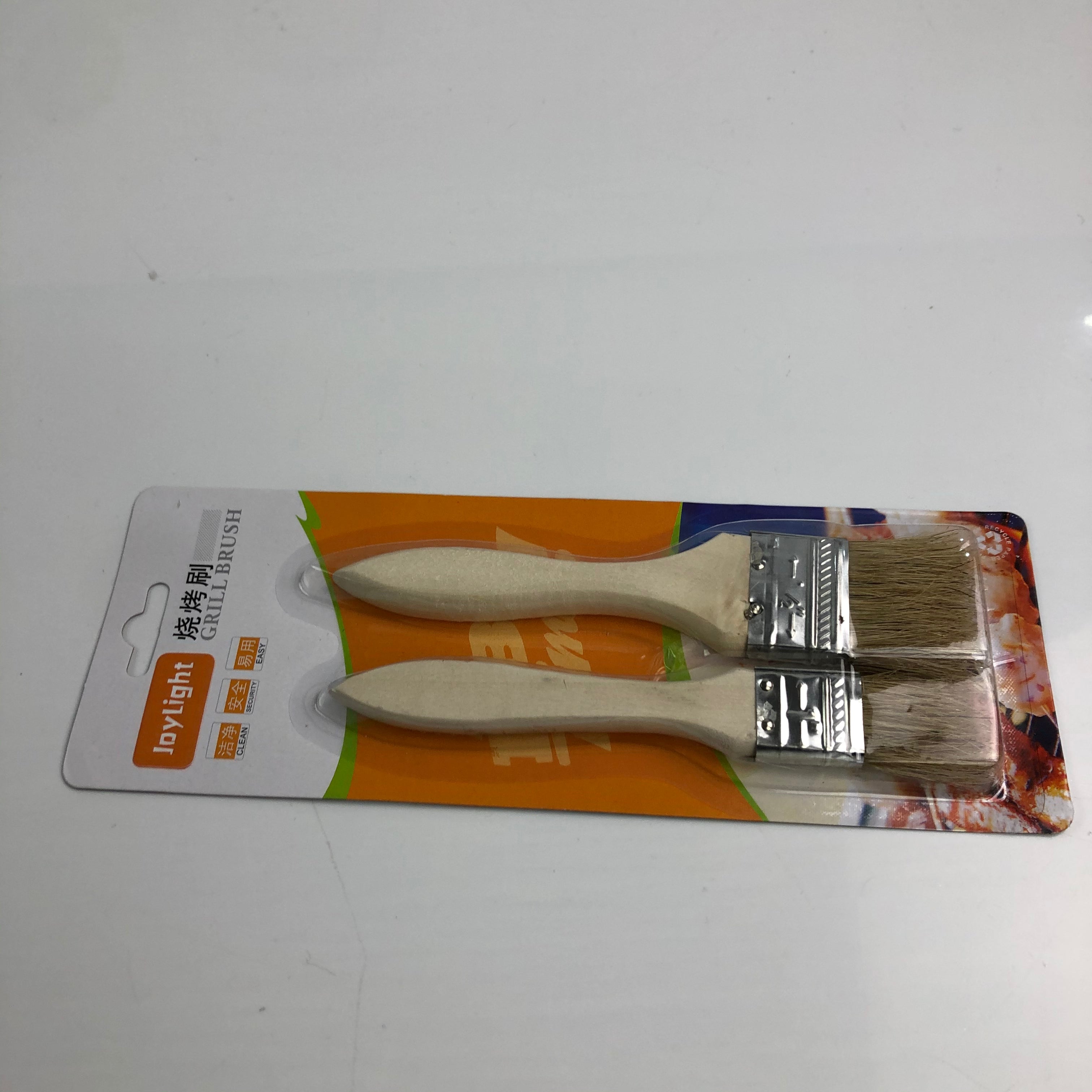 JoyLight BBQ Wooden Grill Brush - Glow Guards