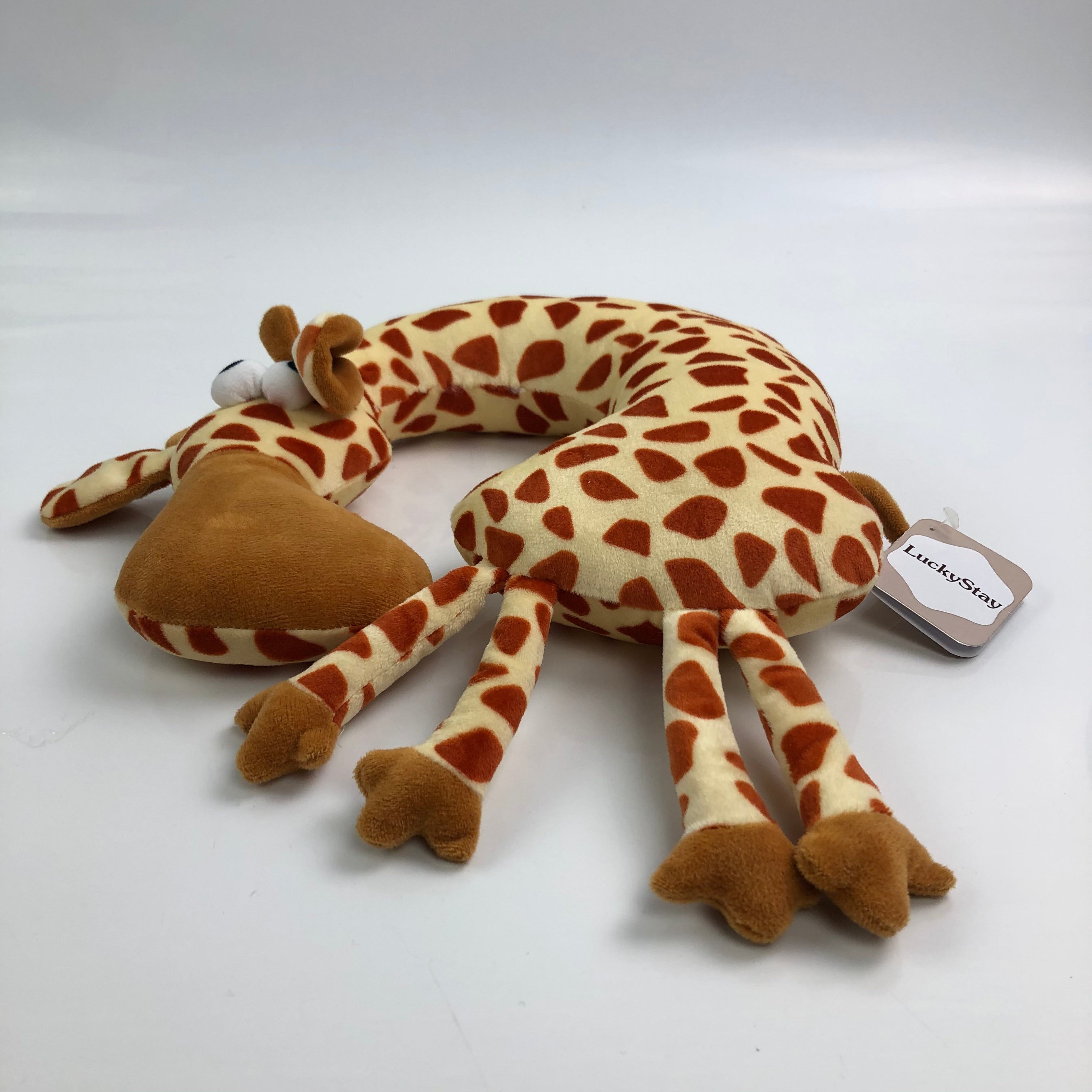 LuckyStay Cute Giraffe Travel Neck Pillow - Glow Guards