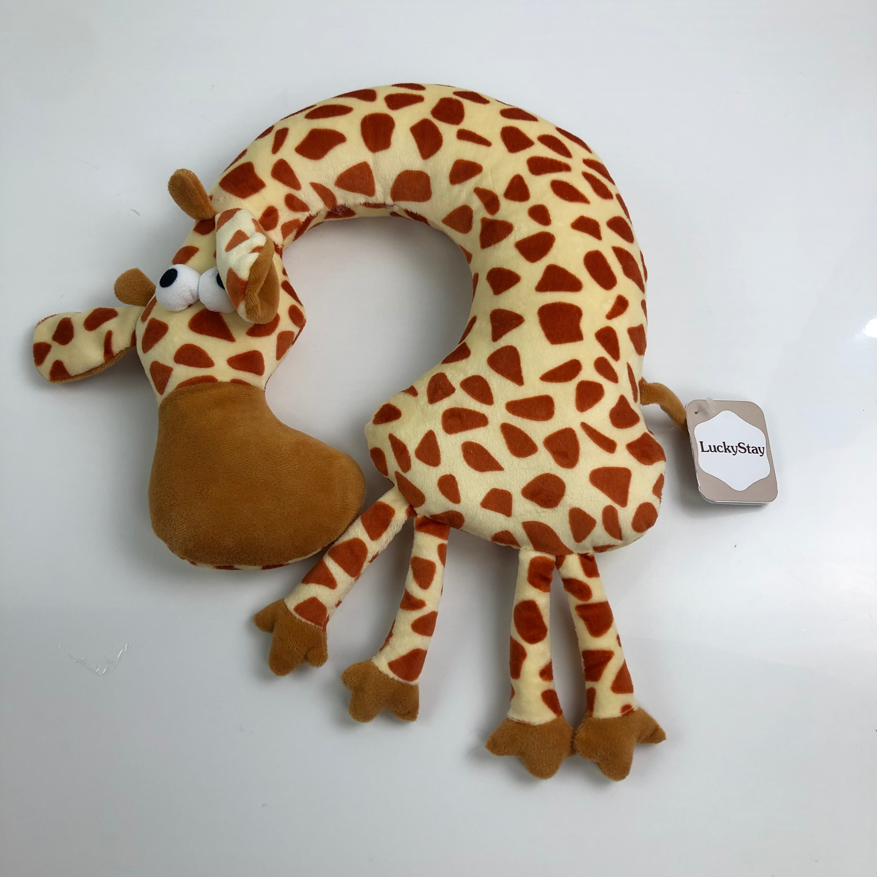 LuckyStay Cute Giraffe Travel Neck Pillow - Glow Guards