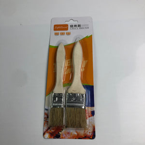 LightRound BBQ Wooden Grill Brush - Glow Guards