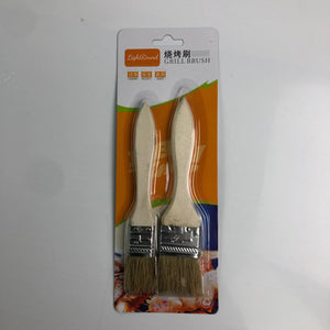 LightRound BBQ Wooden Grill Brush - Glow Guards