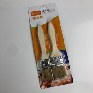 LightRound BBQ Wooden Grill Brush - Glow Guards
