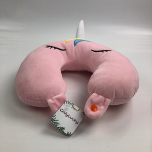 OnlyLucky Cute Unicorn Travel Pillow - Glow Guards
