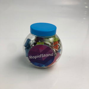 RapidStand Binder Clips Paper Clamps - Glow Guards