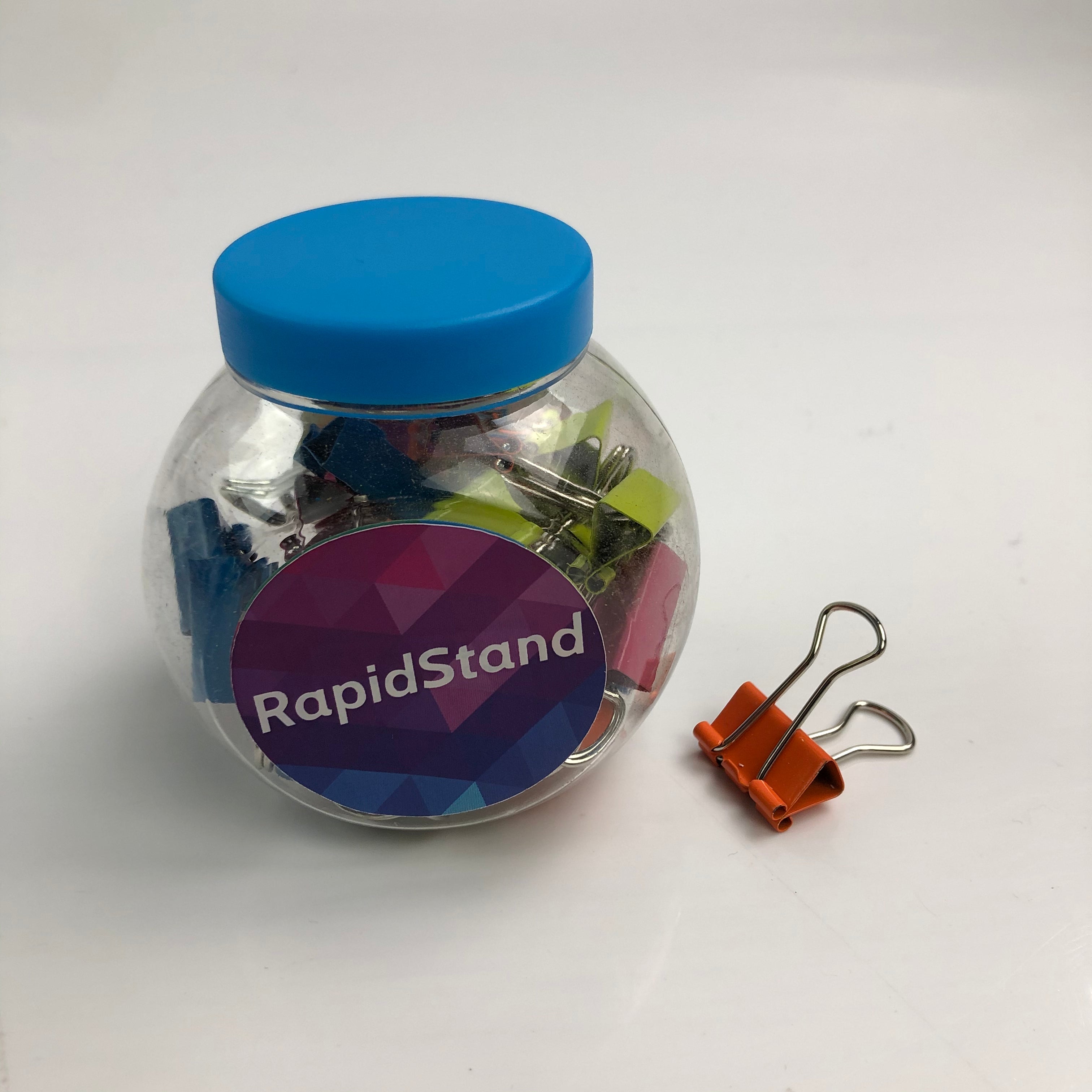 RapidStand Binder Clips Paper Clamps - Glow Guards