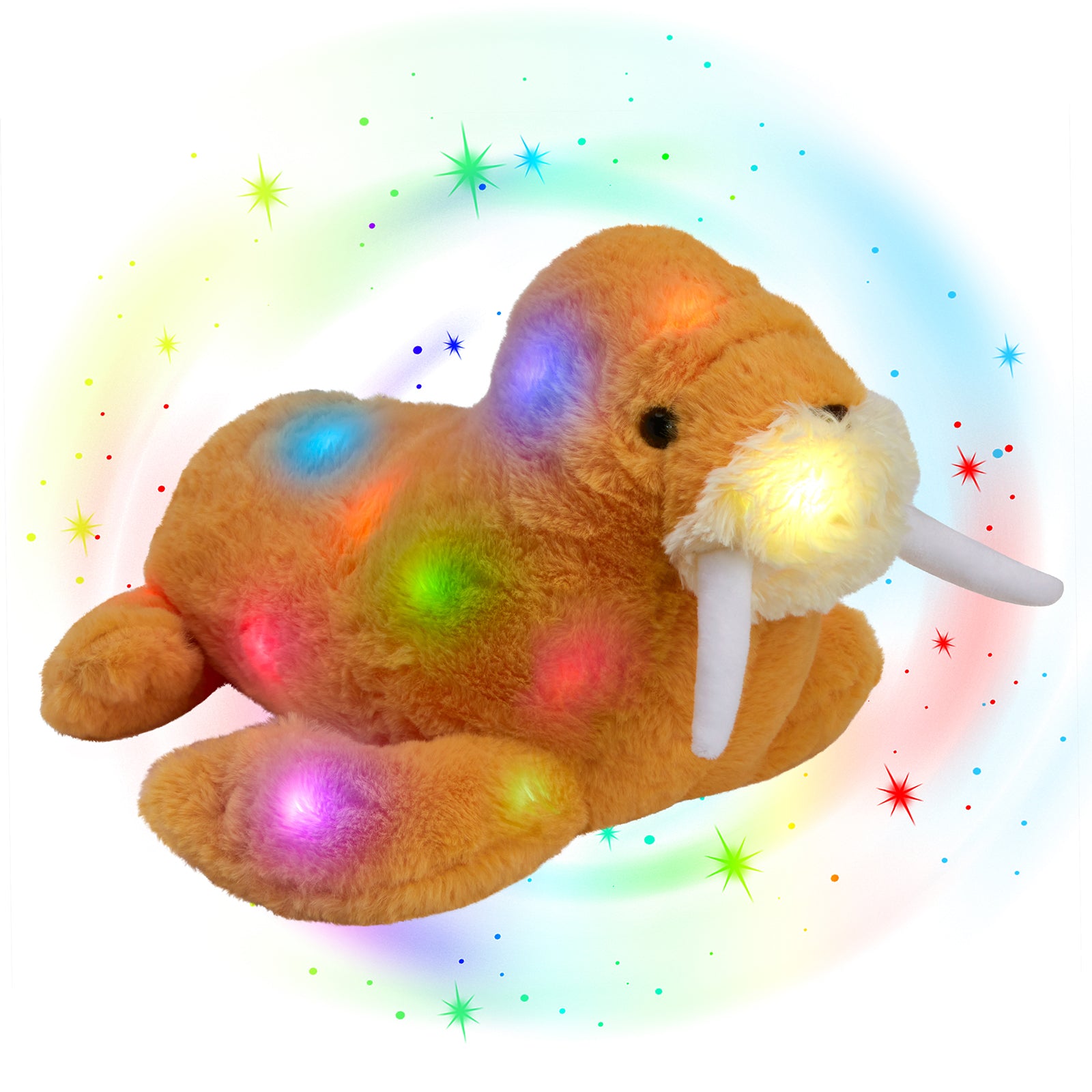 Glow Guards 14'' Walrus Light up Plush Soft Toy Stuffed Animal - Glow Guards