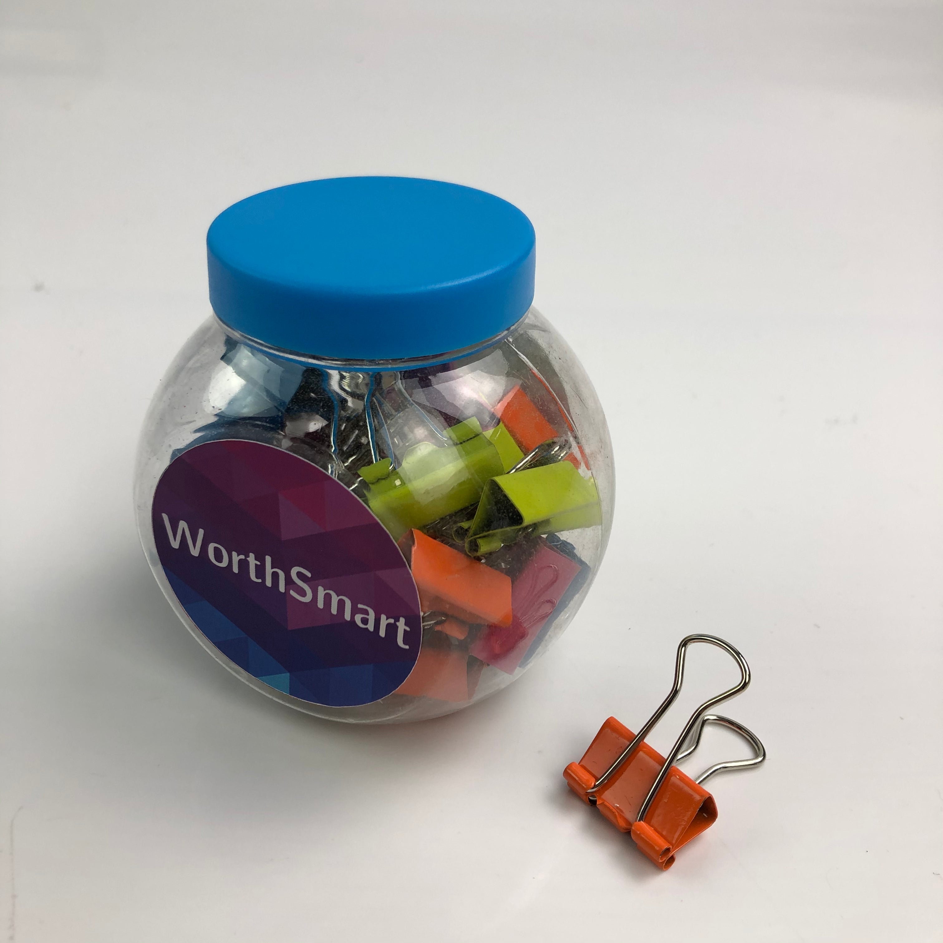 WorthSmart Colored Binder Clips - Glow Guards