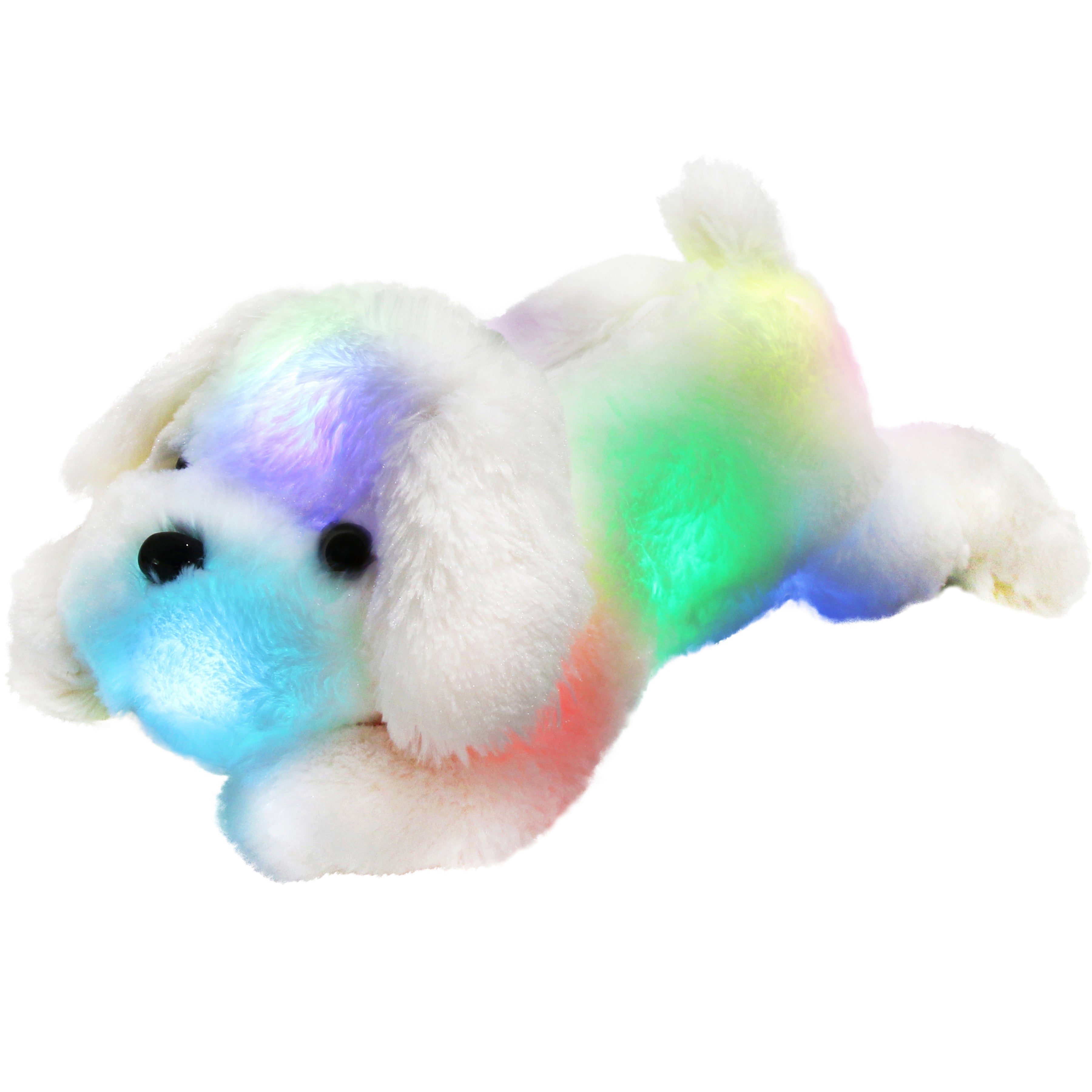 night light up puppy LED stuffed dogs, 18-Inch | Bstaofy - Glow Guards