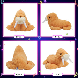 Glow Guards 14'' Walrus Light up Plush Soft Toy Stuffed Animal - Glow Guards