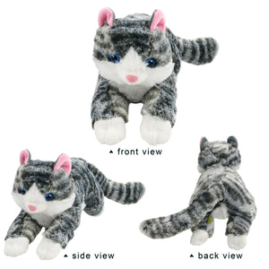 BSTAOFY Light up Kitty Stuffed Animal LED Sitting Cat Plush - Glow Guards
