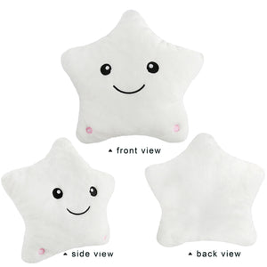 WEWILL Creative Twinkle Star Glowing LED Night Light Plush Pillows - Glow Guards