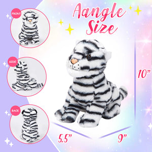 Athoinsu 10'' Light up Stuffed Tiger LED Animals - Glow Guards