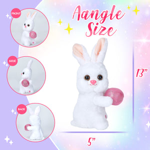 Athoinsu 14’’ Light up Stuffed Bunny Soft Plush Toy - Glow Guards