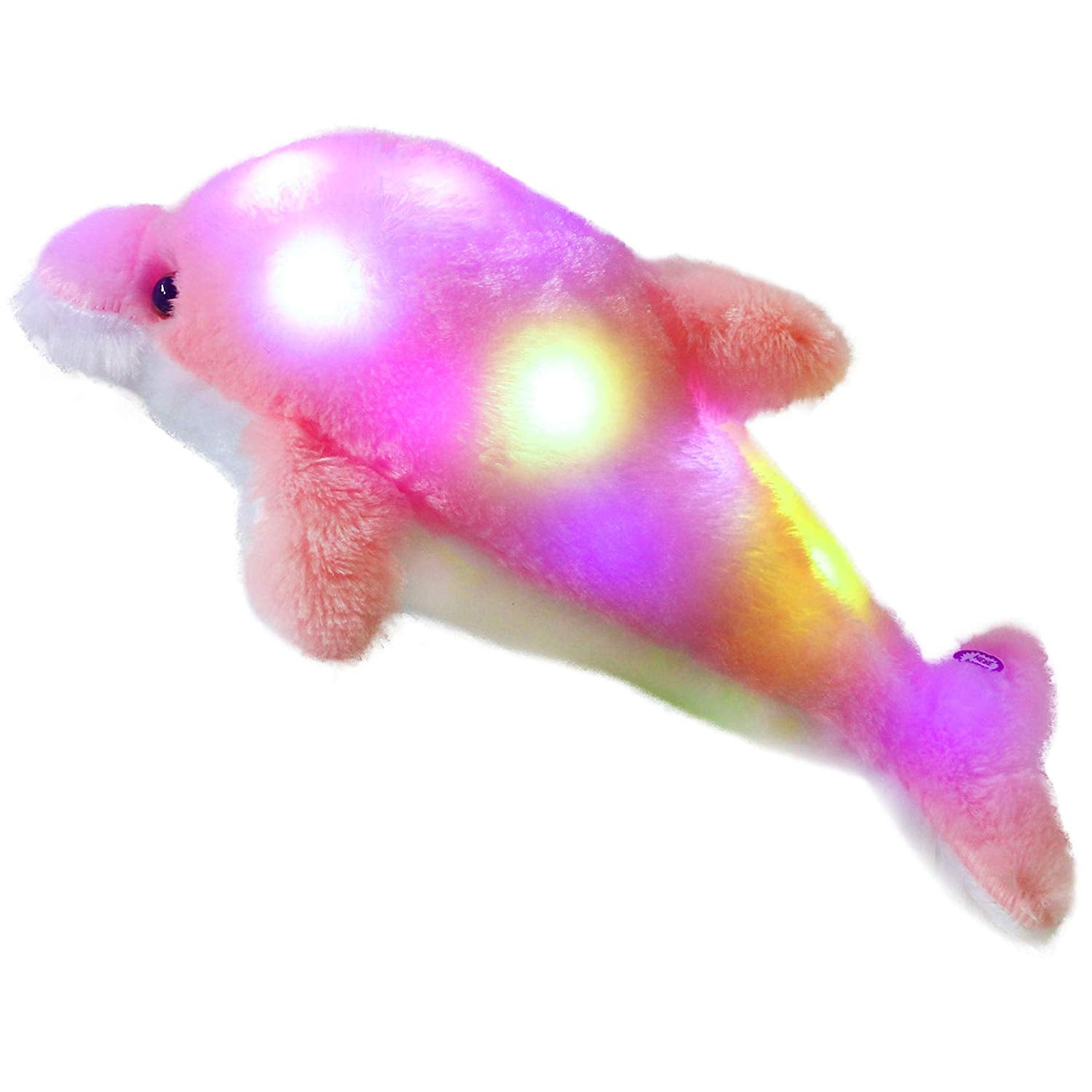 night light up dolphin plush toys, 18'' | Bstaofy - Glow Guards