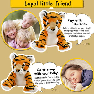 Athoinsu Light up Tiger Stuffed Animals Birthday for Toddlers Kids, 11'' - Glow Guards