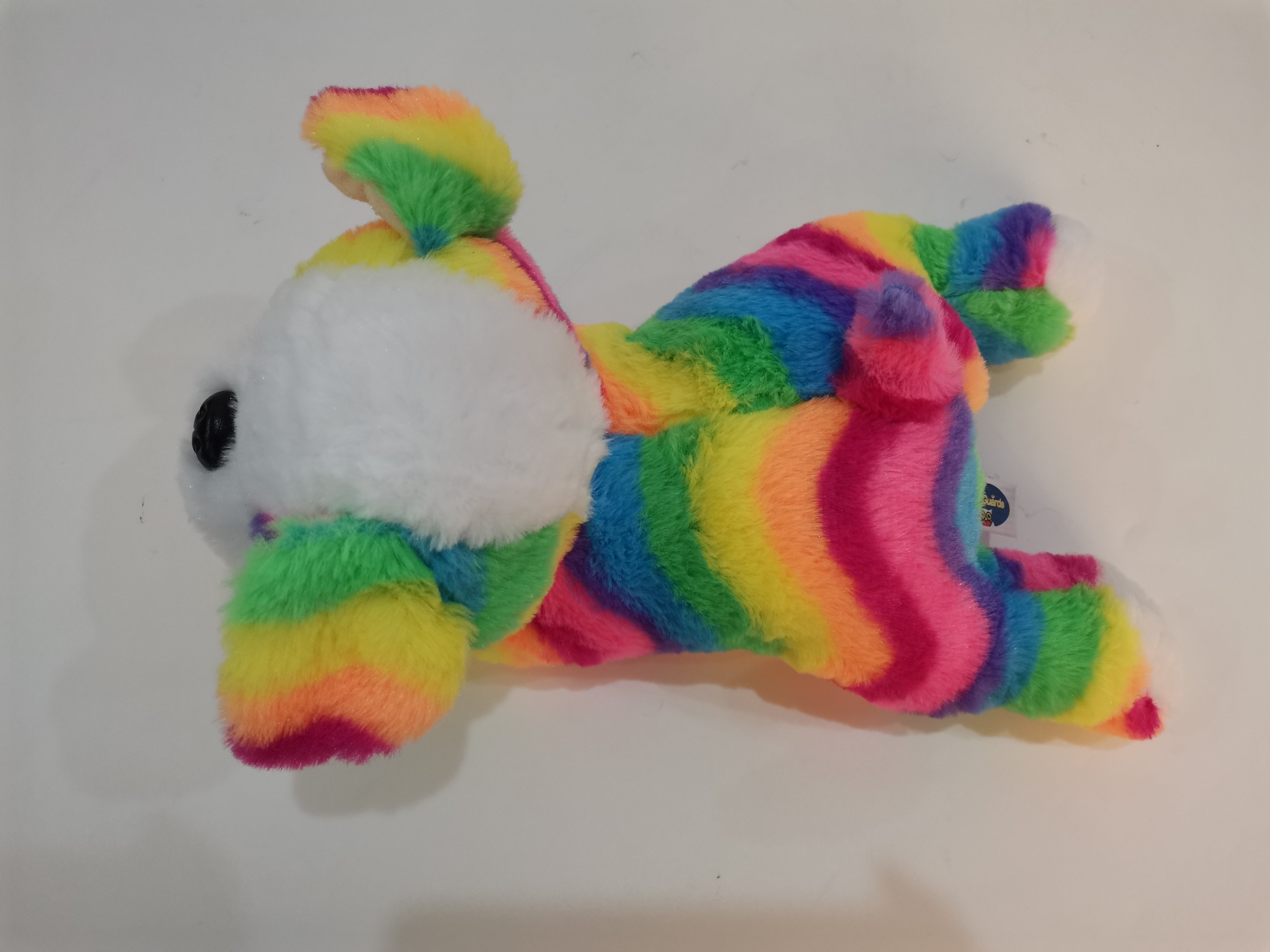 Stuffed Animal Rainbow Dog Plush Sleep Toy for Toddlers, Kids, Boys & Girls, Valentines, Easter, Baby, Rainbow