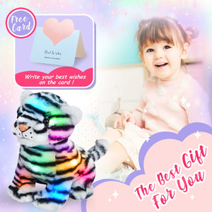 Athoinsu 10'' Light up Stuffed Tiger LED Animals - Glow Guards
