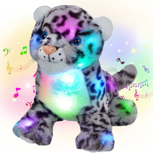 Athoinsu 10'' Light up Stuffed Cheetah LED Animals - Glow Guards