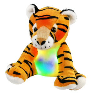 Athoinsu Light up Tiger Stuffed Animals Birthday for Toddlers Kids, 11'' - Glow Guards